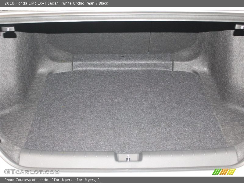 White Orchid Pearl / Black 2018 Honda Civic EX-T Sedan