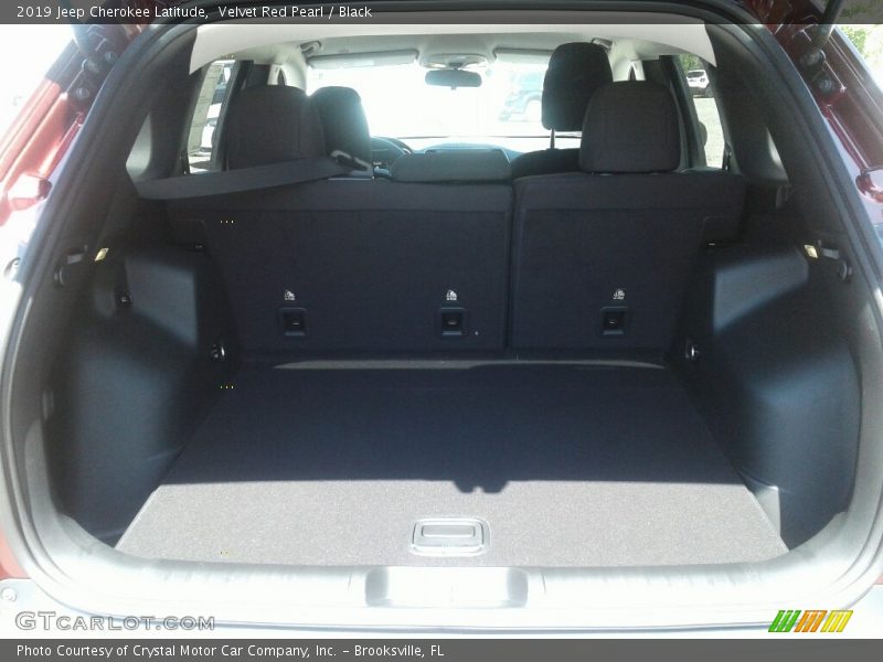 Velvet Red Pearl / Black 2019 Jeep Cherokee Latitude