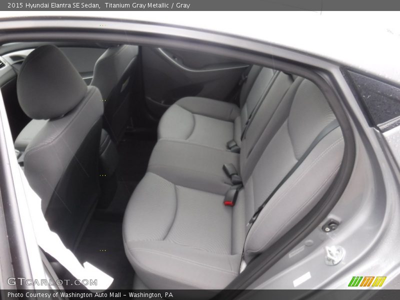 Titanium Gray Metallic / Gray 2015 Hyundai Elantra SE Sedan