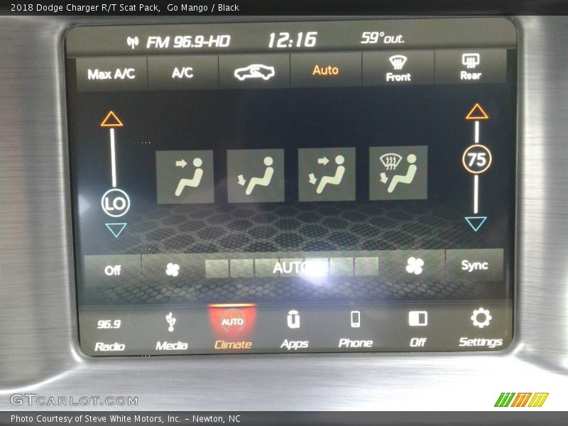 Go Mango / Black 2018 Dodge Charger R/T Scat Pack