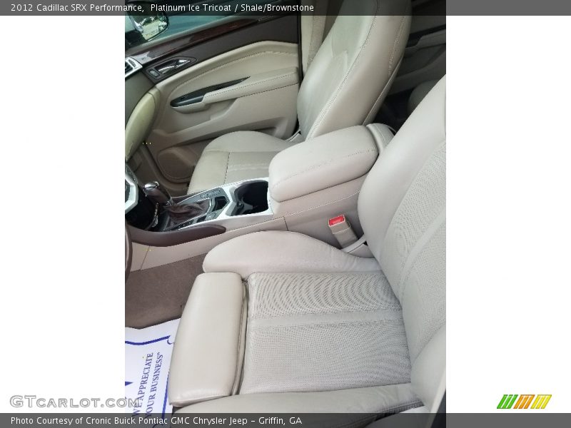 Platinum Ice Tricoat / Shale/Brownstone 2012 Cadillac SRX Performance