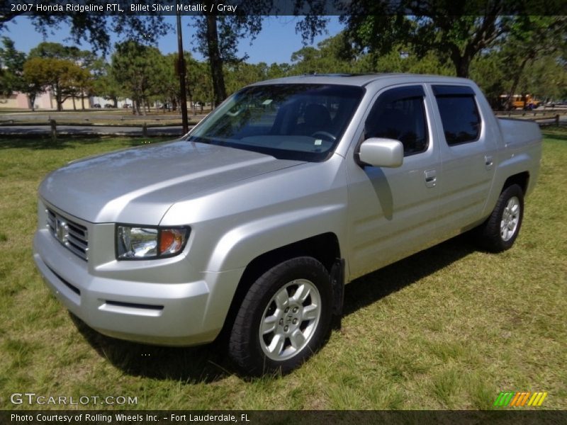 Billet Silver Metallic / Gray 2007 Honda Ridgeline RTL