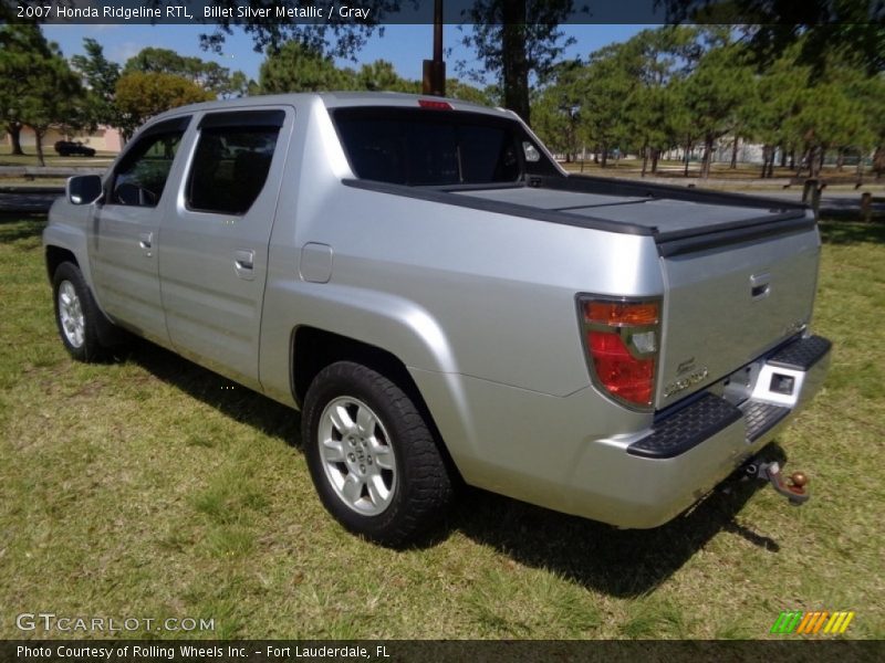 Billet Silver Metallic / Gray 2007 Honda Ridgeline RTL