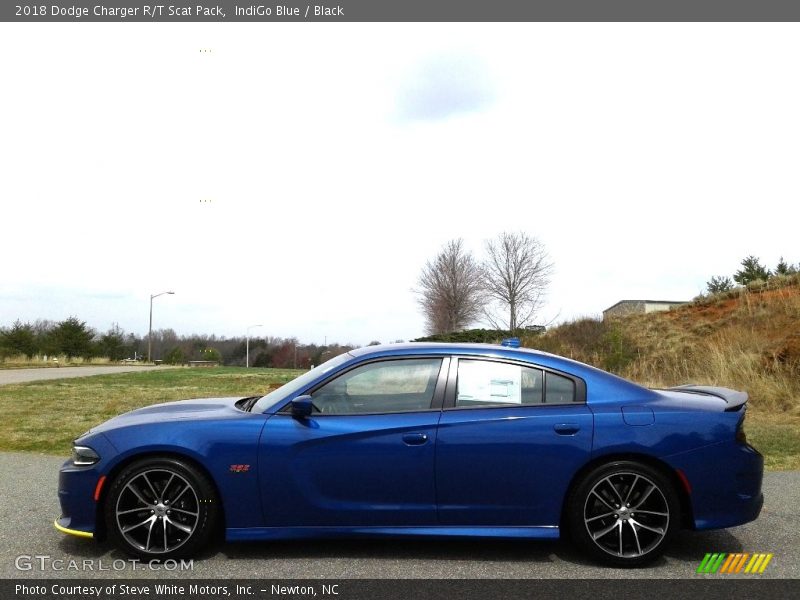 IndiGo Blue / Black 2018 Dodge Charger R/T Scat Pack