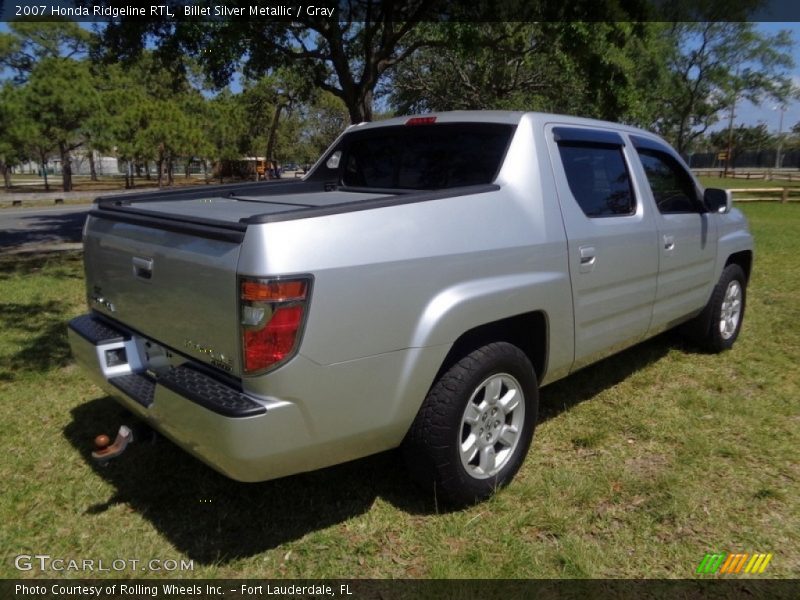 Billet Silver Metallic / Gray 2007 Honda Ridgeline RTL