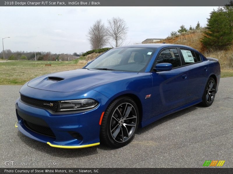 IndiGo Blue / Black 2018 Dodge Charger R/T Scat Pack