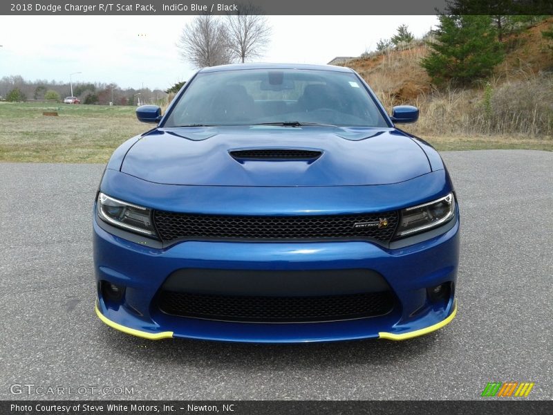 IndiGo Blue / Black 2018 Dodge Charger R/T Scat Pack