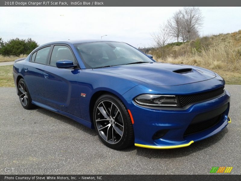 IndiGo Blue / Black 2018 Dodge Charger R/T Scat Pack