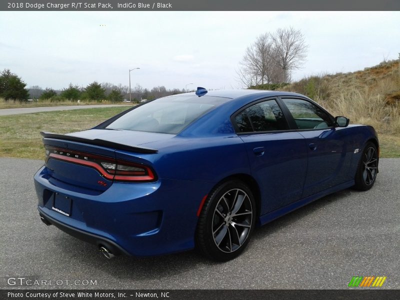 IndiGo Blue / Black 2018 Dodge Charger R/T Scat Pack