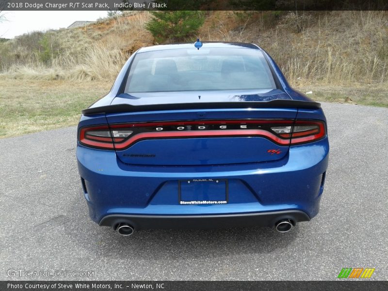 IndiGo Blue / Black 2018 Dodge Charger R/T Scat Pack