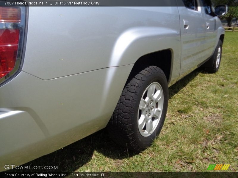 Billet Silver Metallic / Gray 2007 Honda Ridgeline RTL