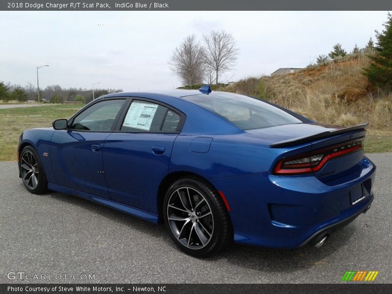 IndiGo Blue / Black 2018 Dodge Charger R/T Scat Pack