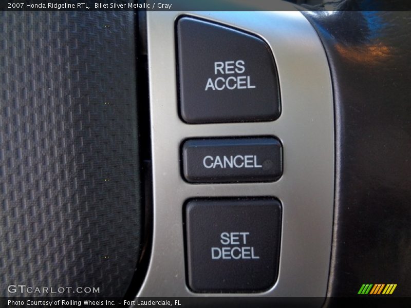 Billet Silver Metallic / Gray 2007 Honda Ridgeline RTL