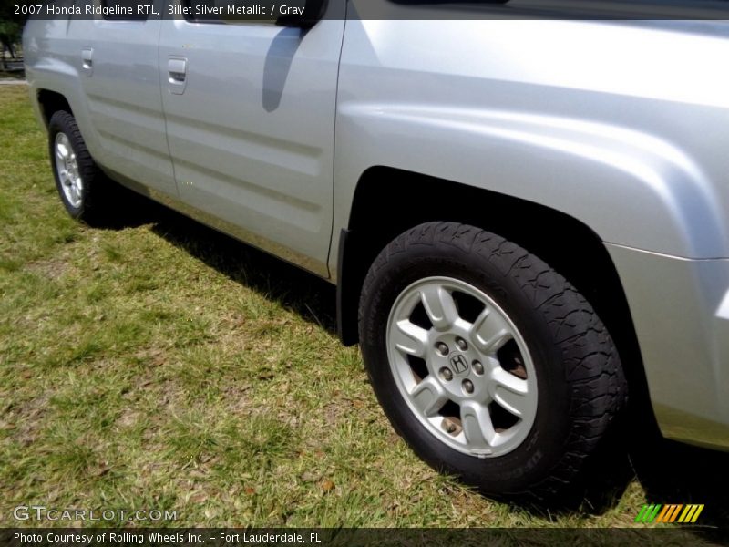 Billet Silver Metallic / Gray 2007 Honda Ridgeline RTL