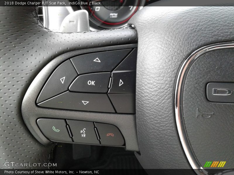 IndiGo Blue / Black 2018 Dodge Charger R/T Scat Pack