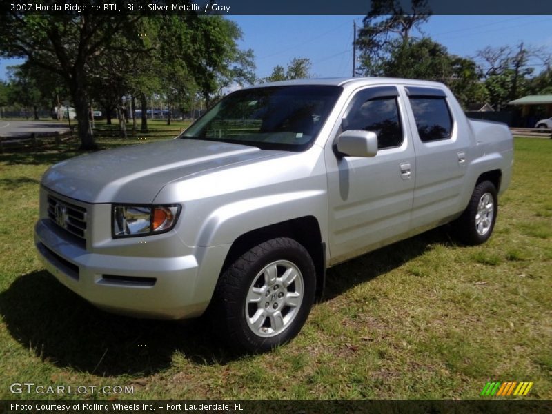Billet Silver Metallic / Gray 2007 Honda Ridgeline RTL