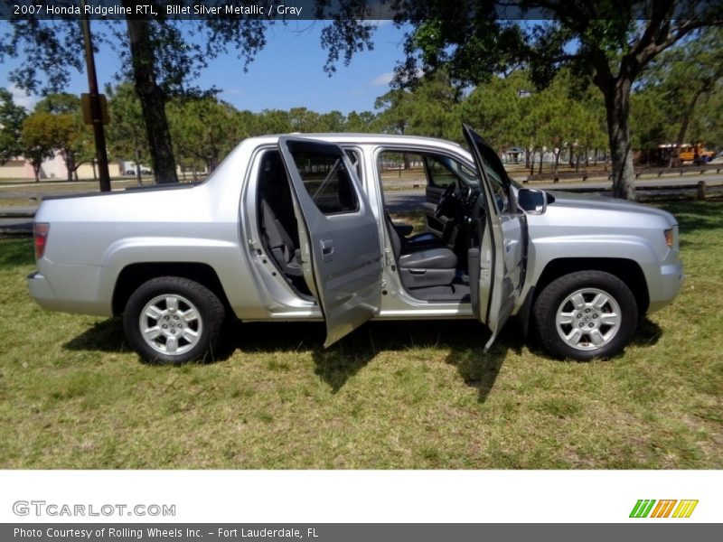 Billet Silver Metallic / Gray 2007 Honda Ridgeline RTL