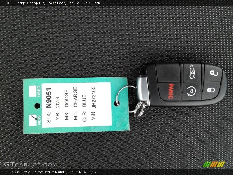 IndiGo Blue / Black 2018 Dodge Charger R/T Scat Pack