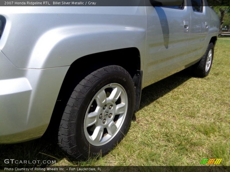 Billet Silver Metallic / Gray 2007 Honda Ridgeline RTL