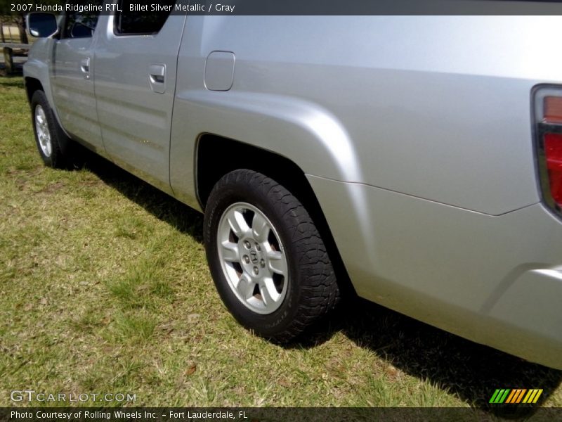 Billet Silver Metallic / Gray 2007 Honda Ridgeline RTL