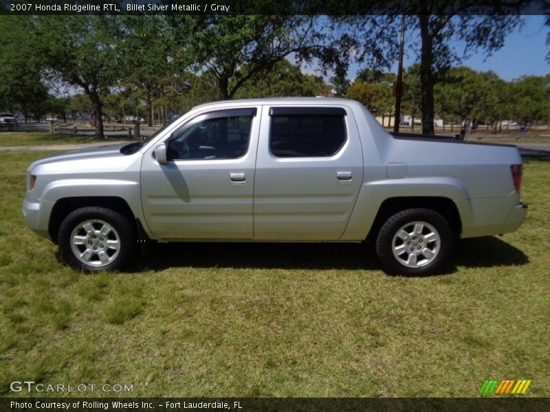 Billet Silver Metallic / Gray 2007 Honda Ridgeline RTL
