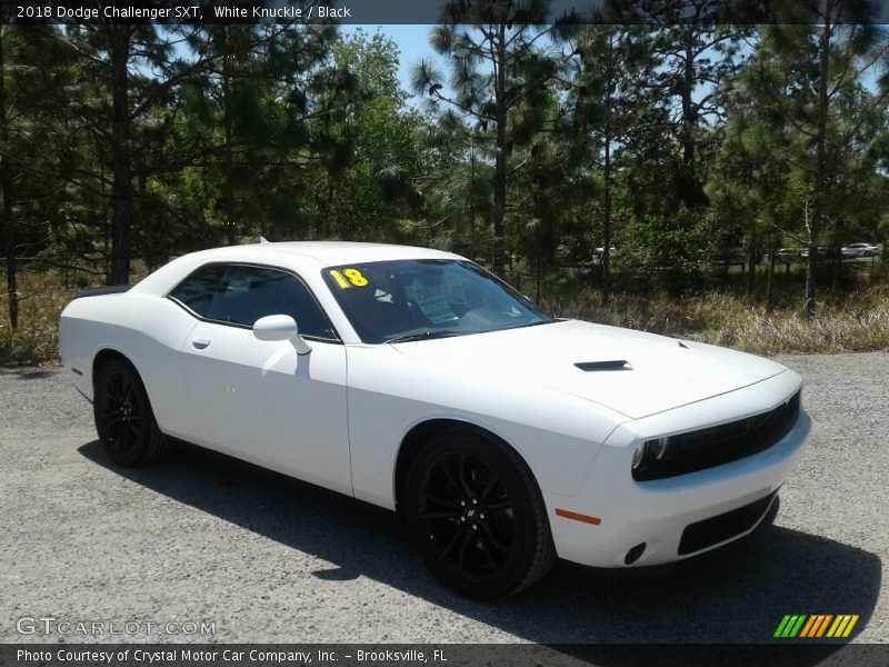 White Knuckle / Black 2018 Dodge Challenger SXT