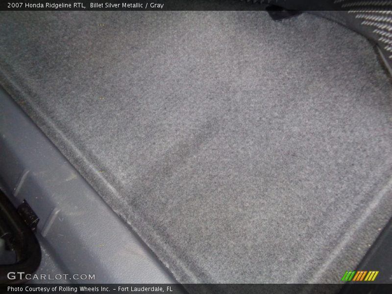 Billet Silver Metallic / Gray 2007 Honda Ridgeline RTL