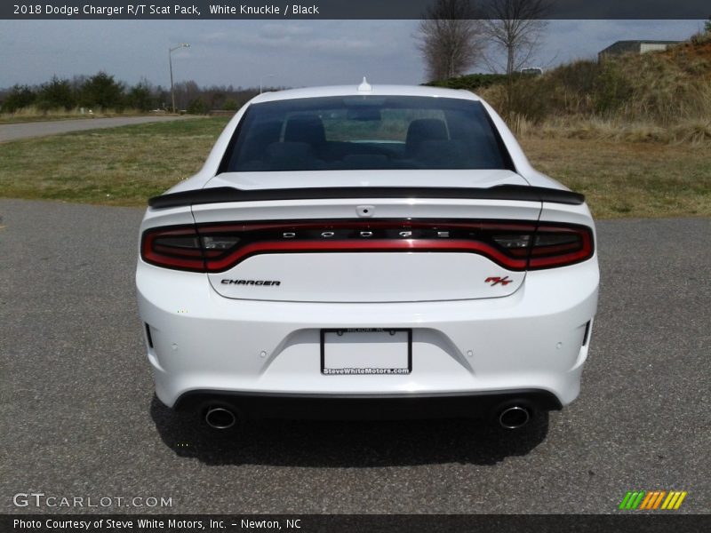 White Knuckle / Black 2018 Dodge Charger R/T Scat Pack