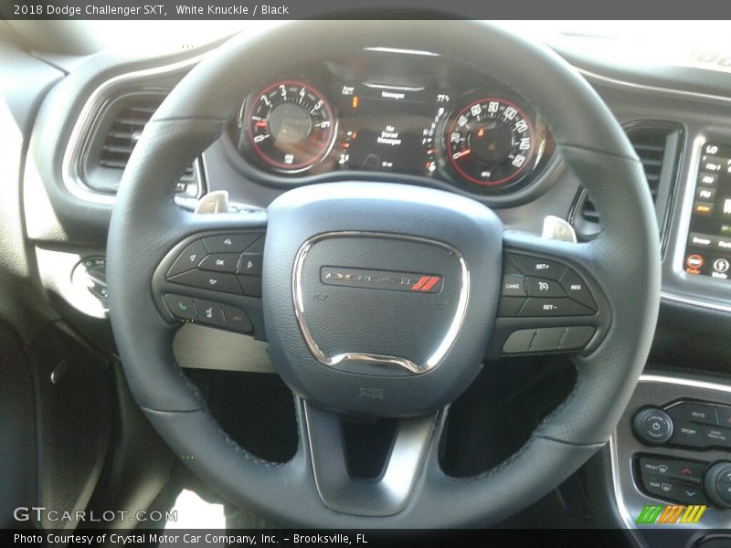 White Knuckle / Black 2018 Dodge Challenger SXT