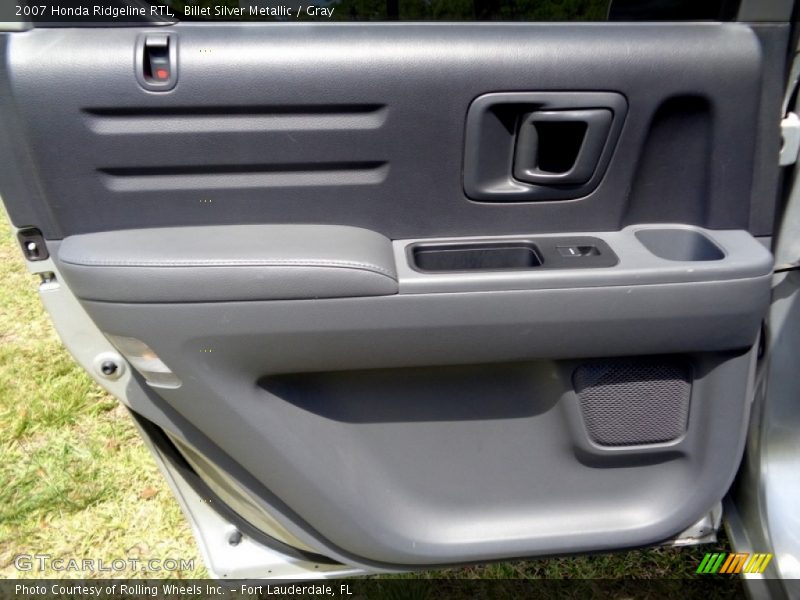 Billet Silver Metallic / Gray 2007 Honda Ridgeline RTL