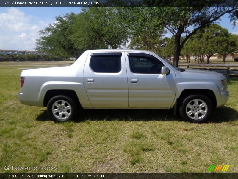 Billet Silver Metallic / Gray 2007 Honda Ridgeline RTL
