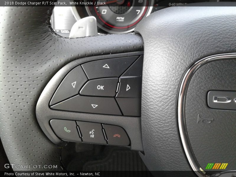 White Knuckle / Black 2018 Dodge Charger R/T Scat Pack