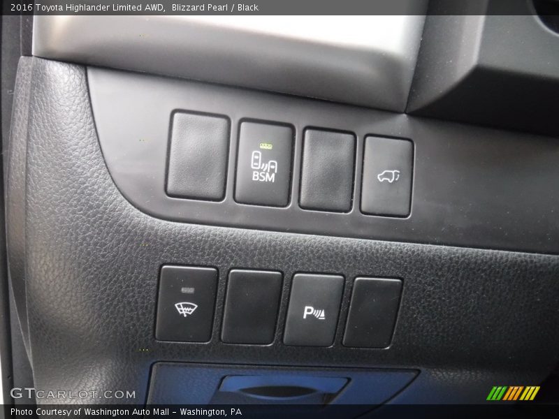 Blizzard Pearl / Black 2016 Toyota Highlander Limited AWD