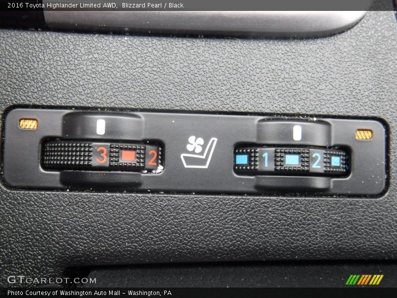 Blizzard Pearl / Black 2016 Toyota Highlander Limited AWD
