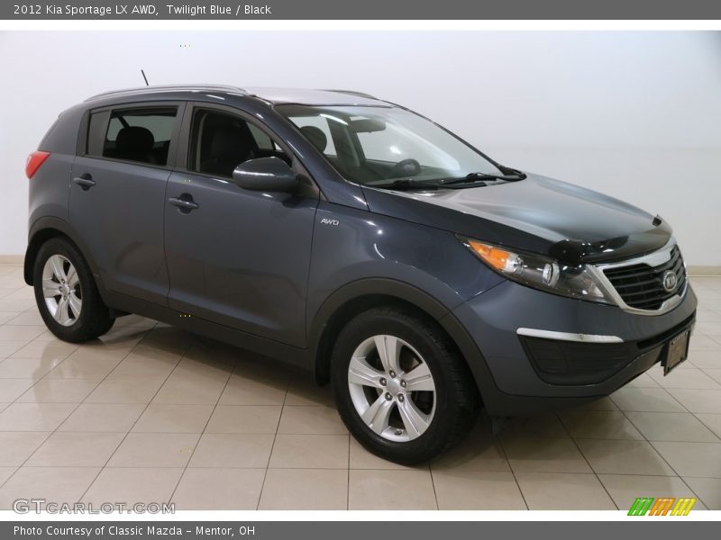 Twilight Blue / Black 2012 Kia Sportage LX AWD