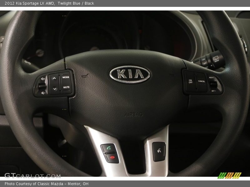 Twilight Blue / Black 2012 Kia Sportage LX AWD