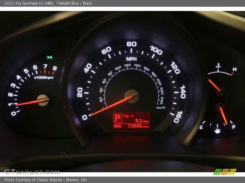Twilight Blue / Black 2012 Kia Sportage LX AWD