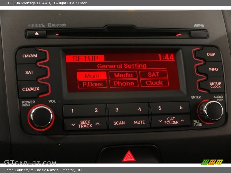 Twilight Blue / Black 2012 Kia Sportage LX AWD