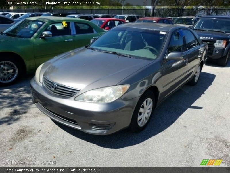 Phantom Gray Pearl / Stone Gray 2006 Toyota Camry LE