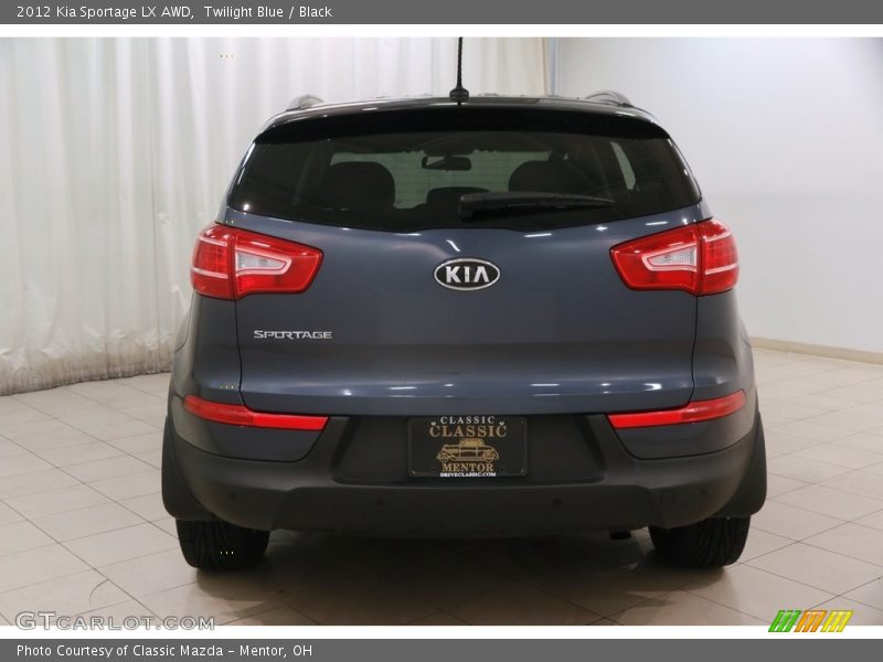 Twilight Blue / Black 2012 Kia Sportage LX AWD