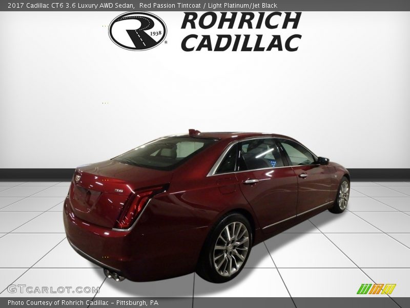 Red Passion Tintcoat / Light Platinum/Jet Black 2017 Cadillac CT6 3.6 Luxury AWD Sedan