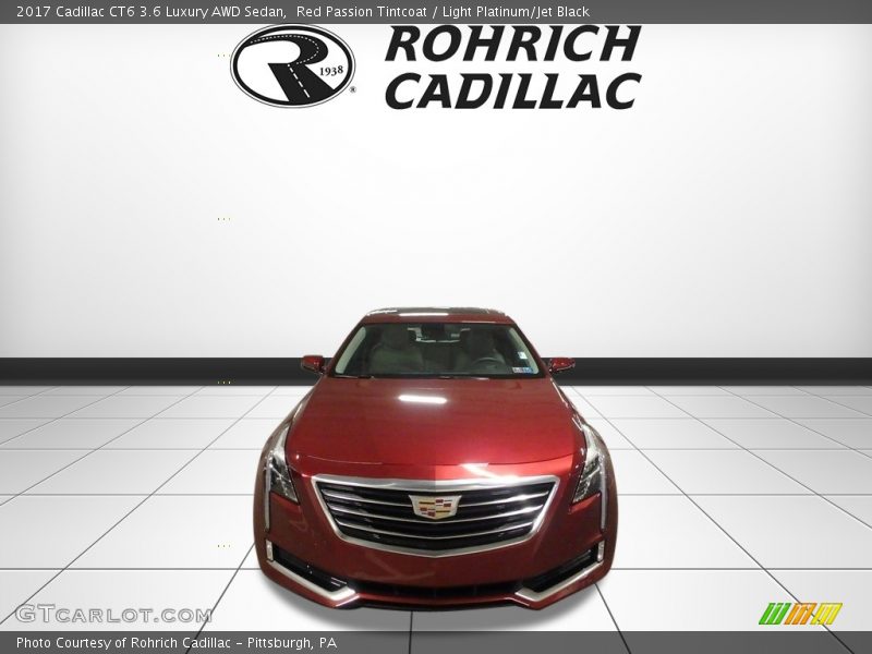 Red Passion Tintcoat / Light Platinum/Jet Black 2017 Cadillac CT6 3.6 Luxury AWD Sedan