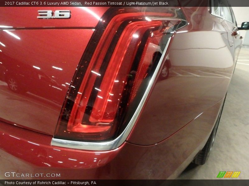 Red Passion Tintcoat / Light Platinum/Jet Black 2017 Cadillac CT6 3.6 Luxury AWD Sedan