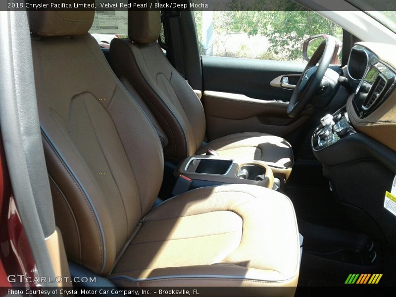 Velvet Red Pearl / Black/Deep Mocha 2018 Chrysler Pacifica Limited