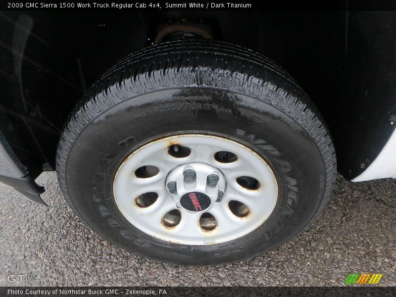 Summit White / Dark Titanium 2009 GMC Sierra 1500 Work Truck Regular Cab 4x4