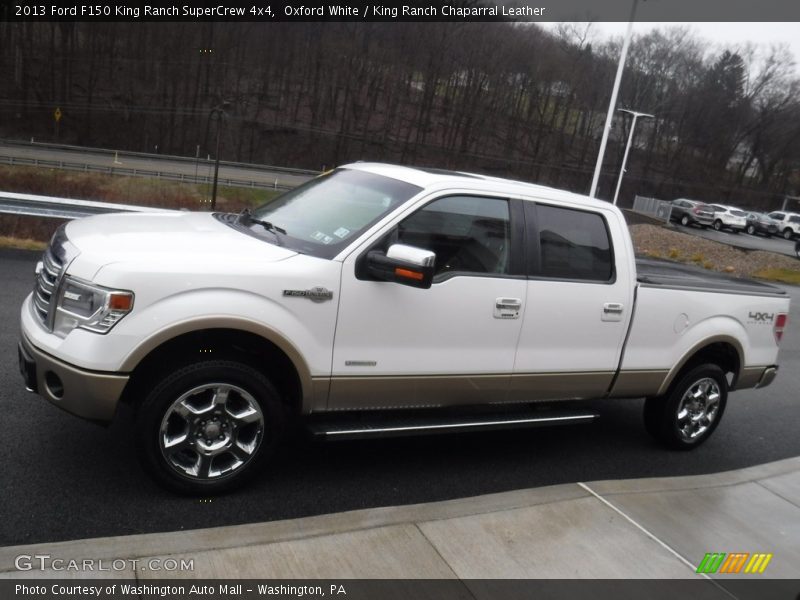 Oxford White / King Ranch Chaparral Leather 2013 Ford F150 King Ranch SuperCrew 4x4