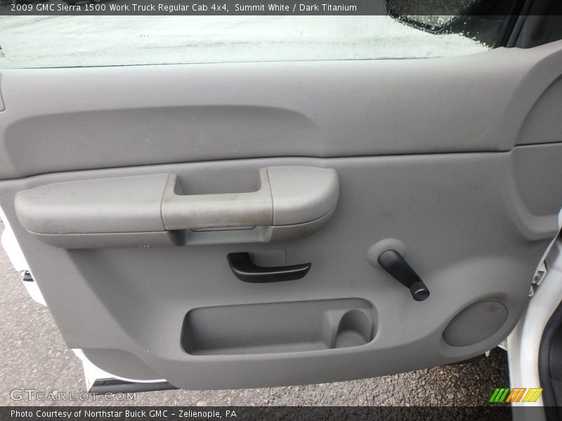 Summit White / Dark Titanium 2009 GMC Sierra 1500 Work Truck Regular Cab 4x4
