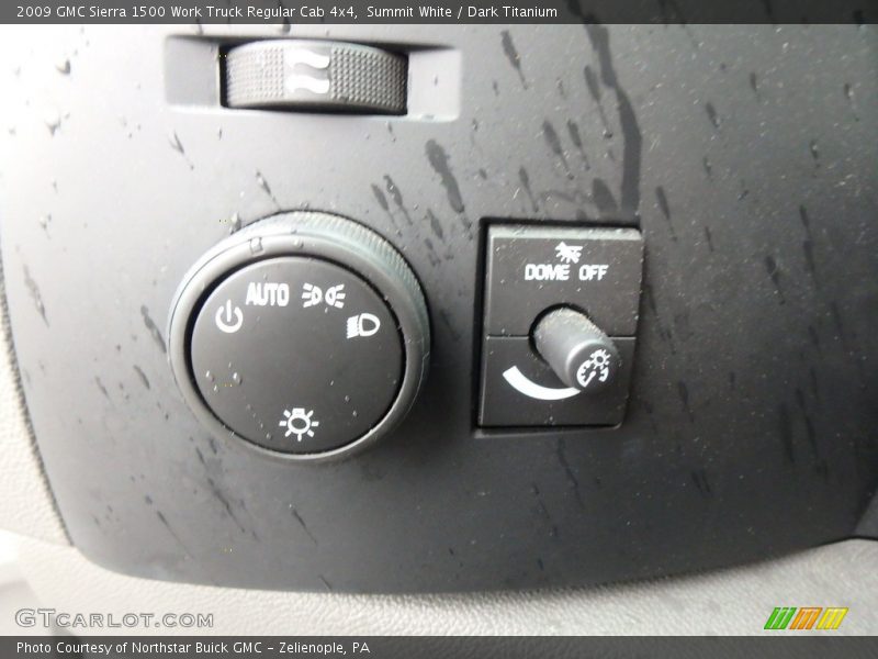 Summit White / Dark Titanium 2009 GMC Sierra 1500 Work Truck Regular Cab 4x4
