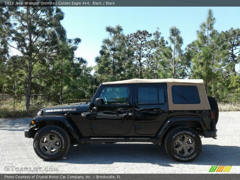 Black / Black 2018 Jeep Wrangler Unlimited Golden Eagle 4x4