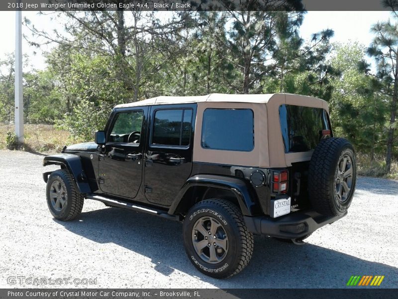 Black / Black 2018 Jeep Wrangler Unlimited Golden Eagle 4x4